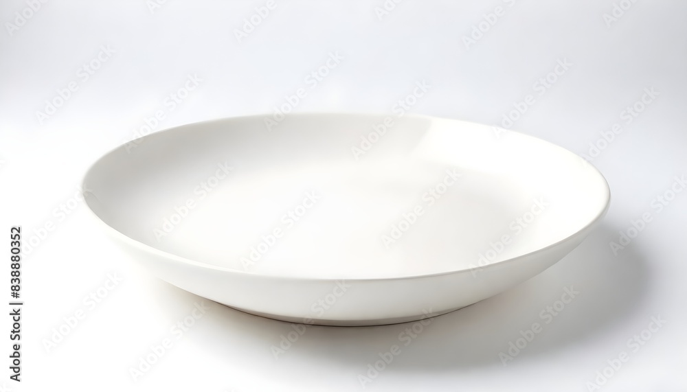 Plate isolated on white background Plate isolated on white background