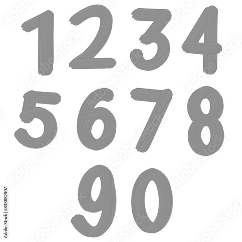 grey set of numbers