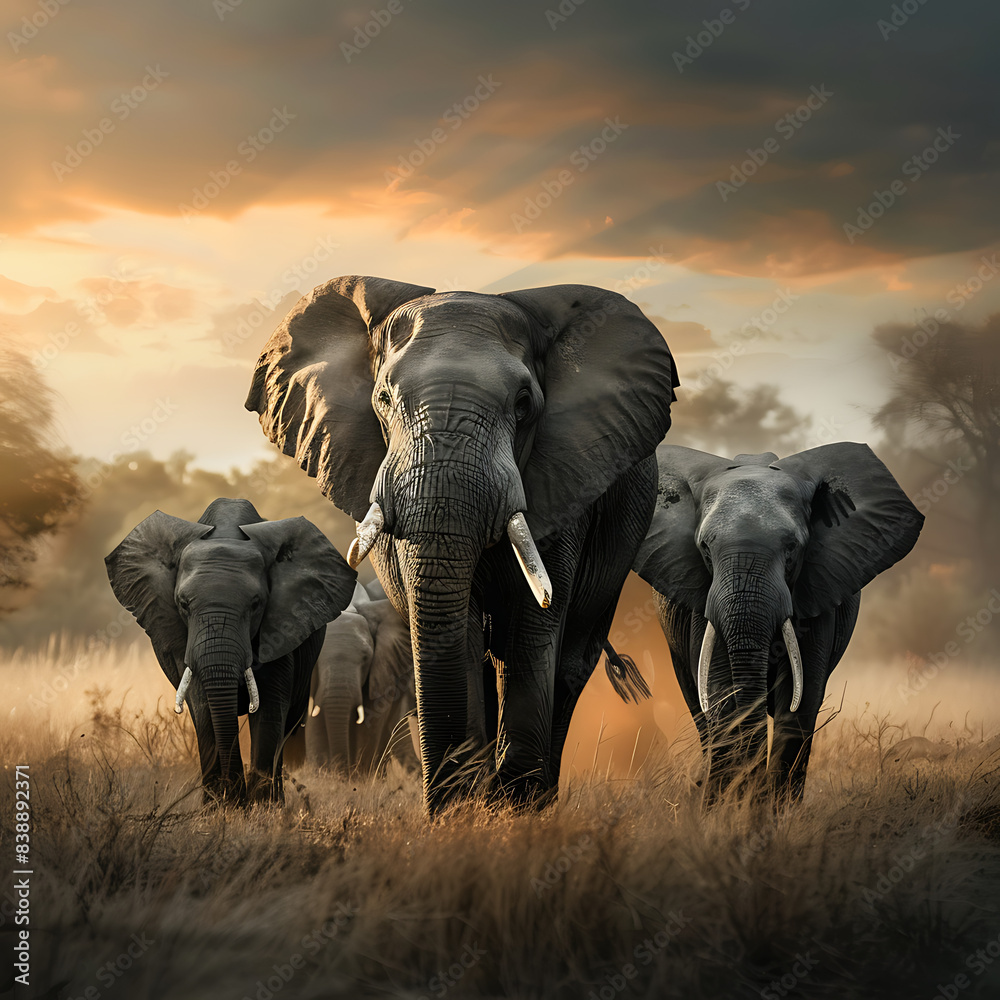 Obraz premium Elephant Appreciation Day, elephant