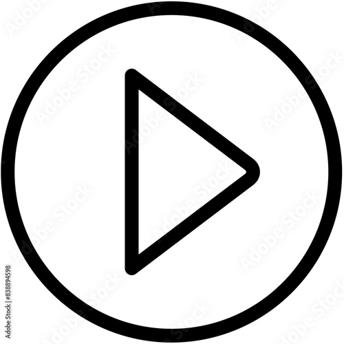 Flecha dirección a la derecha dentro de un círculo