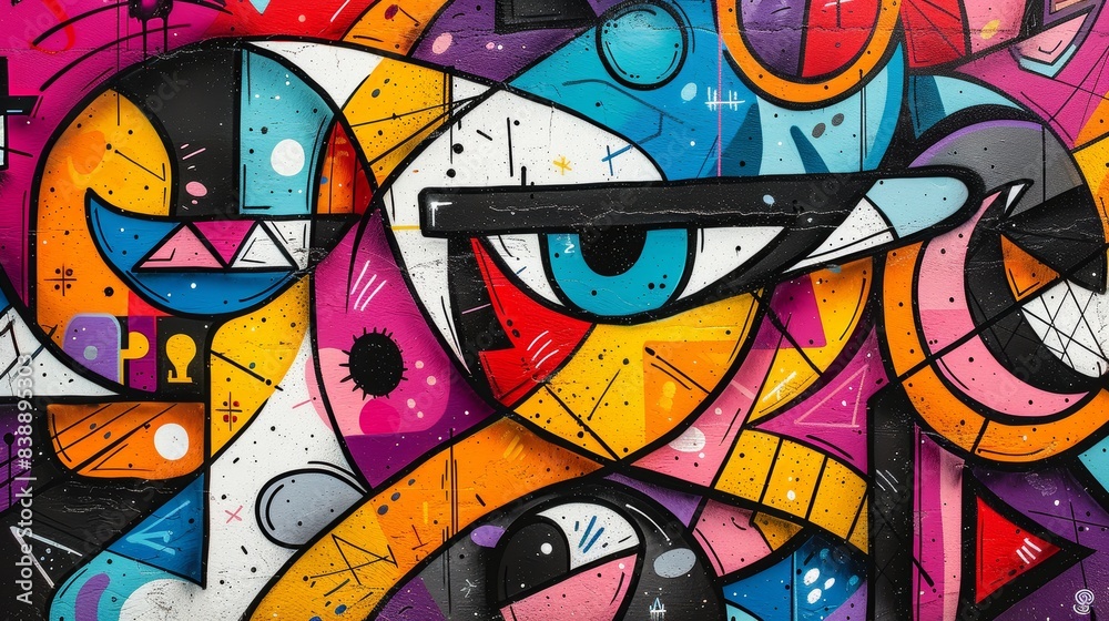 Fototapeta premium graffiti on the wall