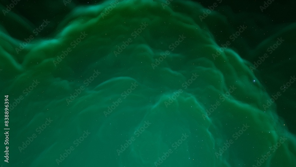 Space of night sky with cloud and stars