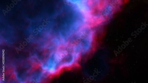 vibrant colorful space galaxy nebula in a starry night cosmos - universe science and astronomy supernova background wallpaper 