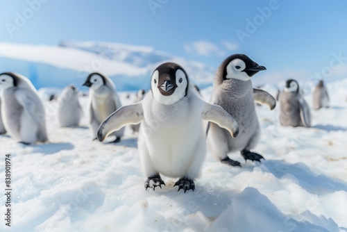 penguins on antarctica