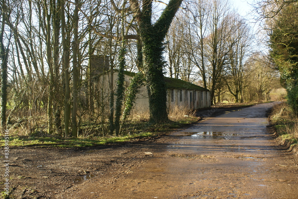 Naklejka premium WW2 Military Architecture, Former RAF Lissett WW2 bomber Airfield Lissett East Yorkshire
