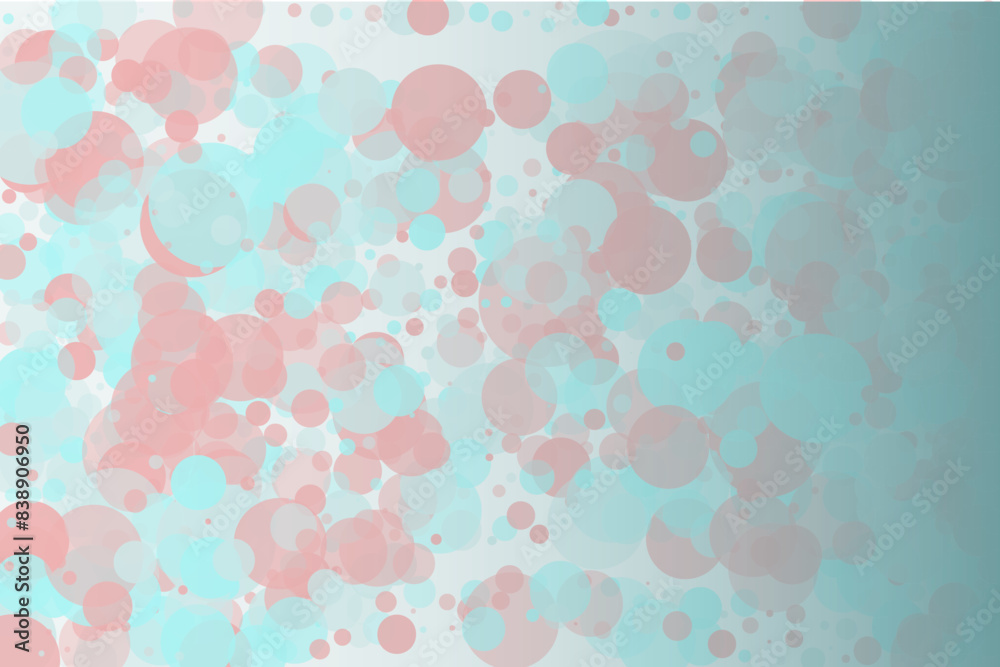 боке3Elegant background, bokeh effect. Pink and green-mont colour. Vector illustration Pattern with circles of different scale and transparency with overlap. Pattern for banners, web pages, ads, Wallp