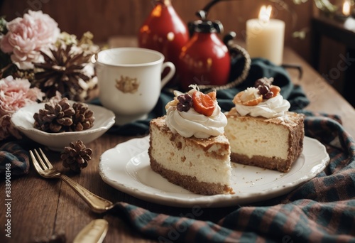 Wallpaper Mural chocolate cake with coffee Torontodigital.ca