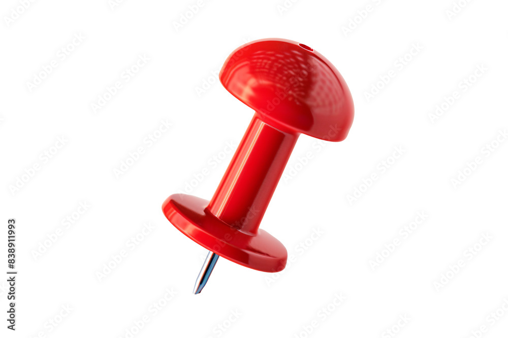 a red push pin on a white surface a red push pin on a white surface