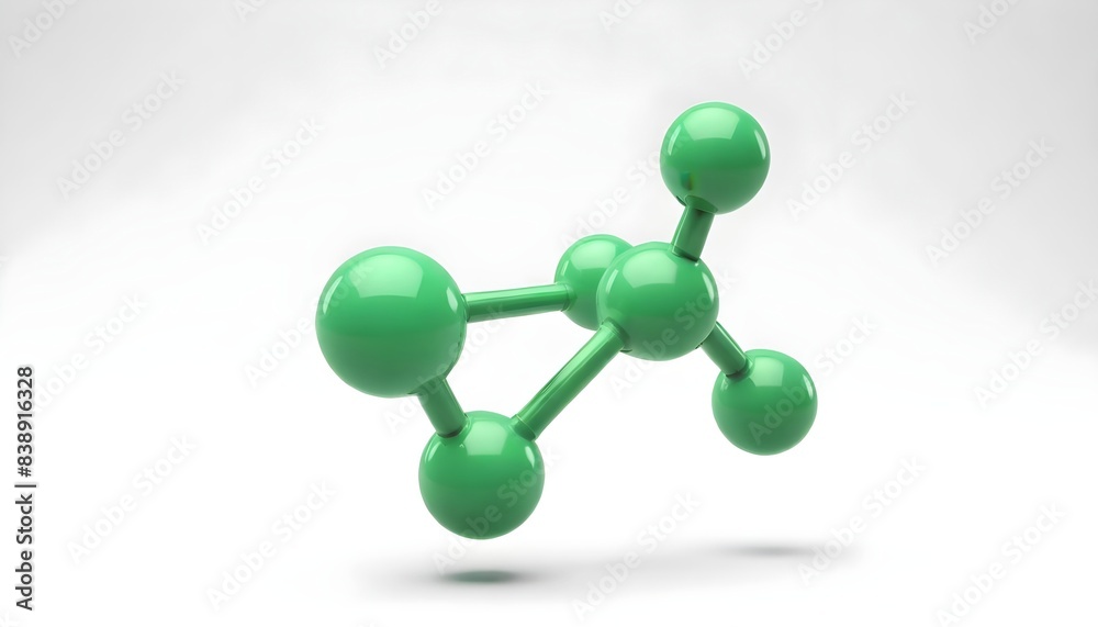 Molecule isolated on white background Molecule isolated on white background