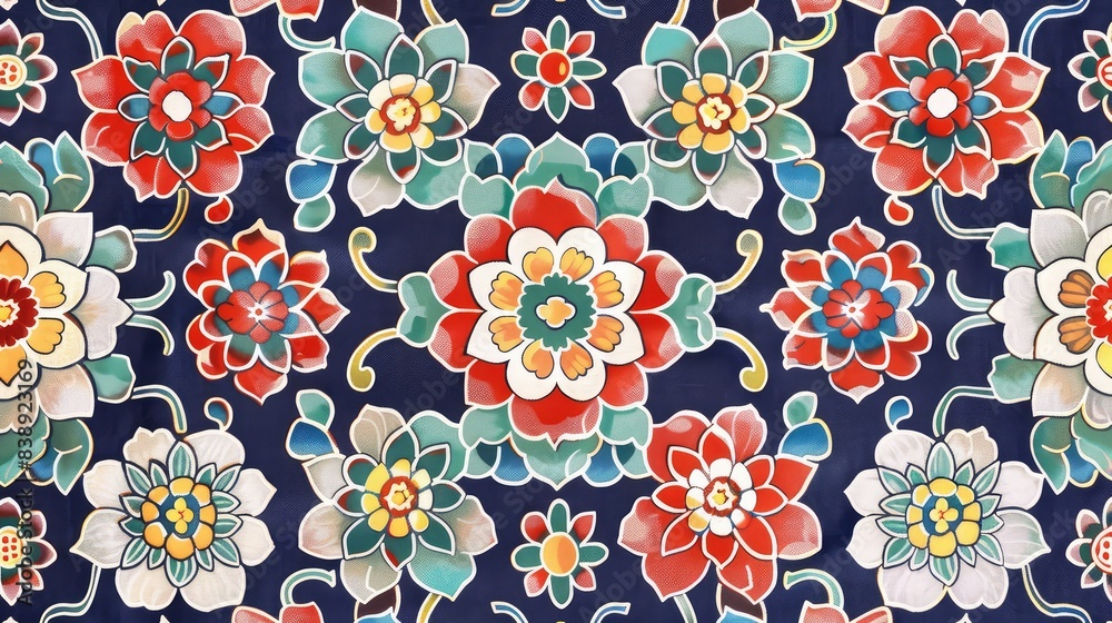 seamless pattern with flowers seamless pattern with flowers