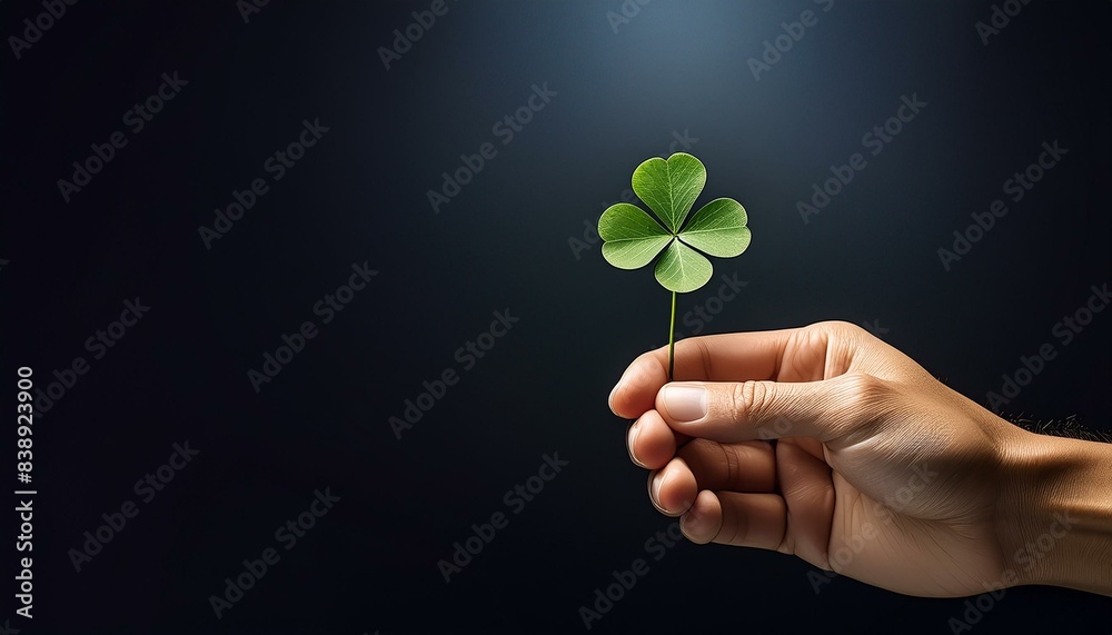 holding a lucky four leaf clover lucky shamrock leaf or lucky charmมLucky Irish Four Leaf Clover in field for St. Patrick's Day holding a lucky four leaf clover lucky shamrock leaf or lucky charmมLucky Irish Four Leaf Clover in field for St. Patrick's Day