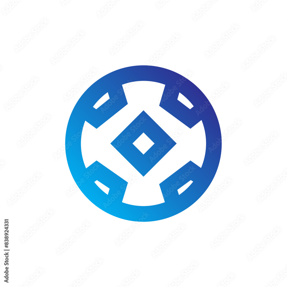 Tools Gradient Blue Icon Tools Gradient Blue Icon