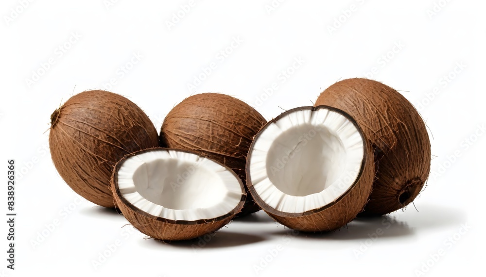 Coconut isolated on white background Coconut isolated on white background