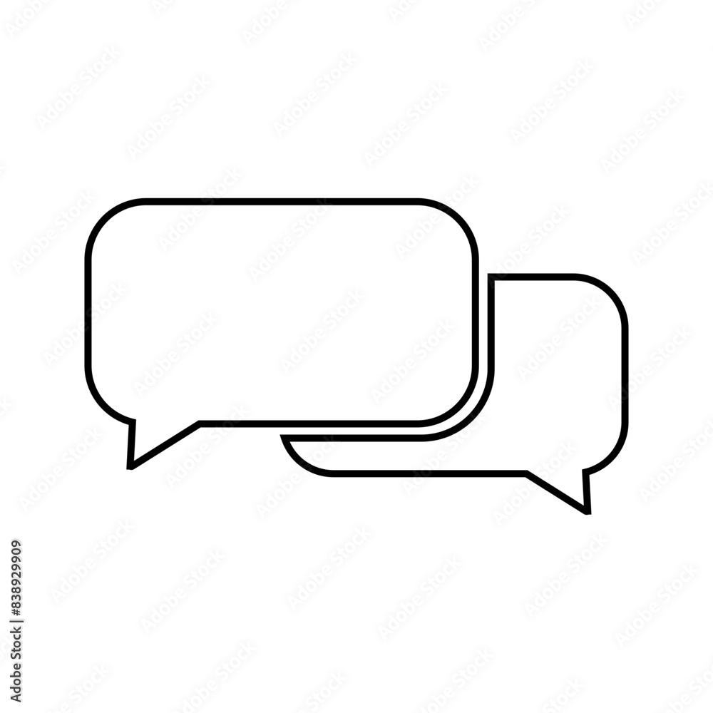Chat Bubble Icon, Simple Icon Vector Design, best used for presentation, application, web and banner Chat Bubble Icon, Simple Icon Vector Design, best used for presentation, application, web and banner