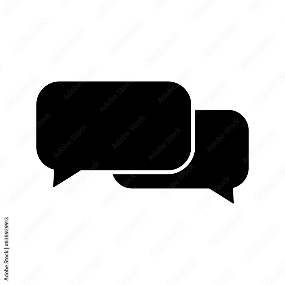 Chat Bubble Icon, Simple Icon Vector Design, best used for presentation, application, web and banner Chat Bubble Icon, Simple Icon Vector Design, best used for presentation, application, web and banner
