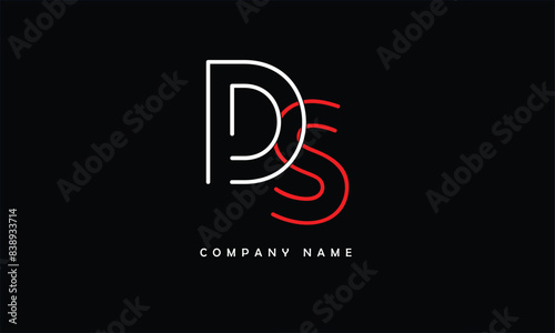 DS, SD, D, S Abstract Letters Logo Monogram © grafic.ustani