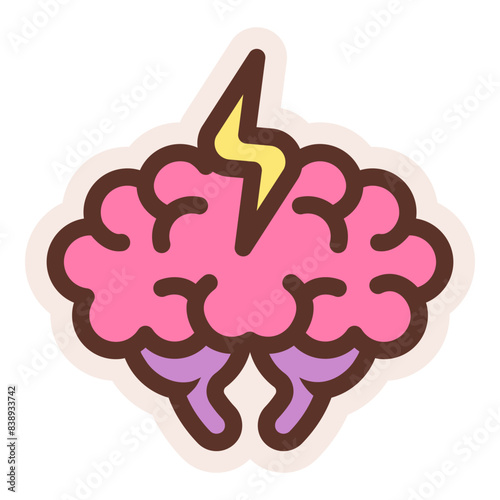 brainstorming sticker