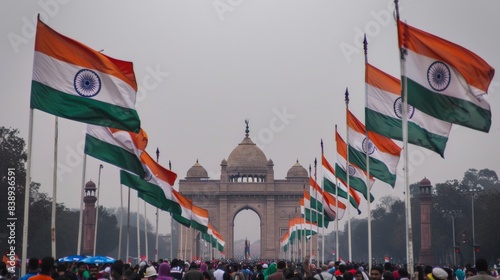 India celebrating. Illustration generated by ai