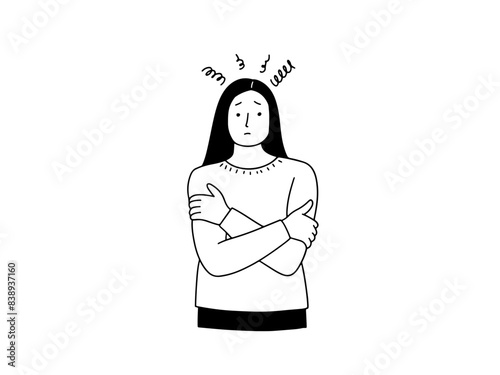 Anxiety woman