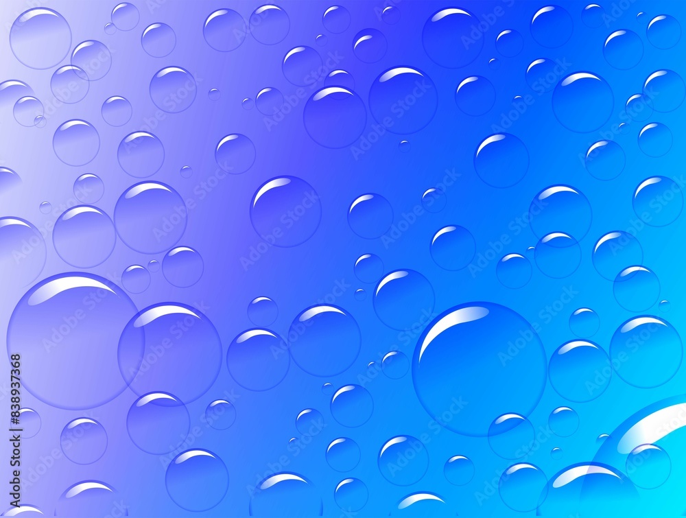Blue Bubble background Blue Bubble background