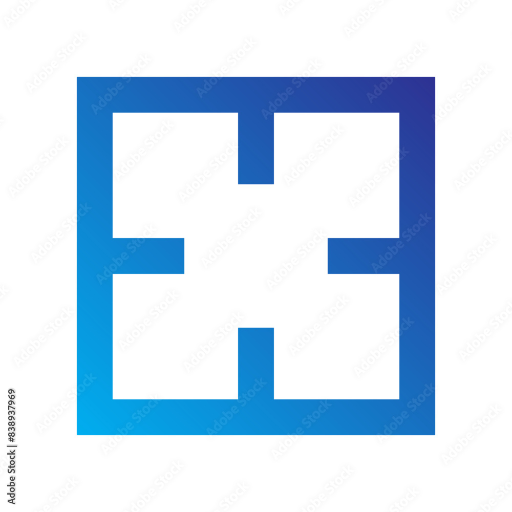 Obraz premium Utilities Gradient blue icon