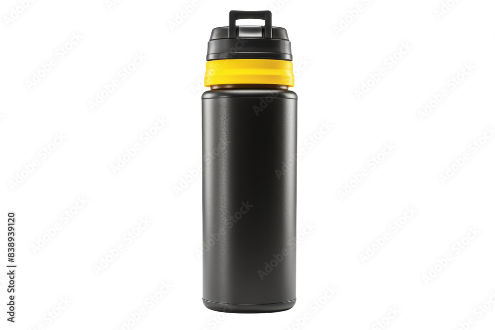 Contrast Harmony: Black and Yellow Elixir on a White or Clear Surface PNG Transparent Background.. Contrast Harmony: Black and Yellow Elixir on a White or Clear Surface PNG Transparent Background..