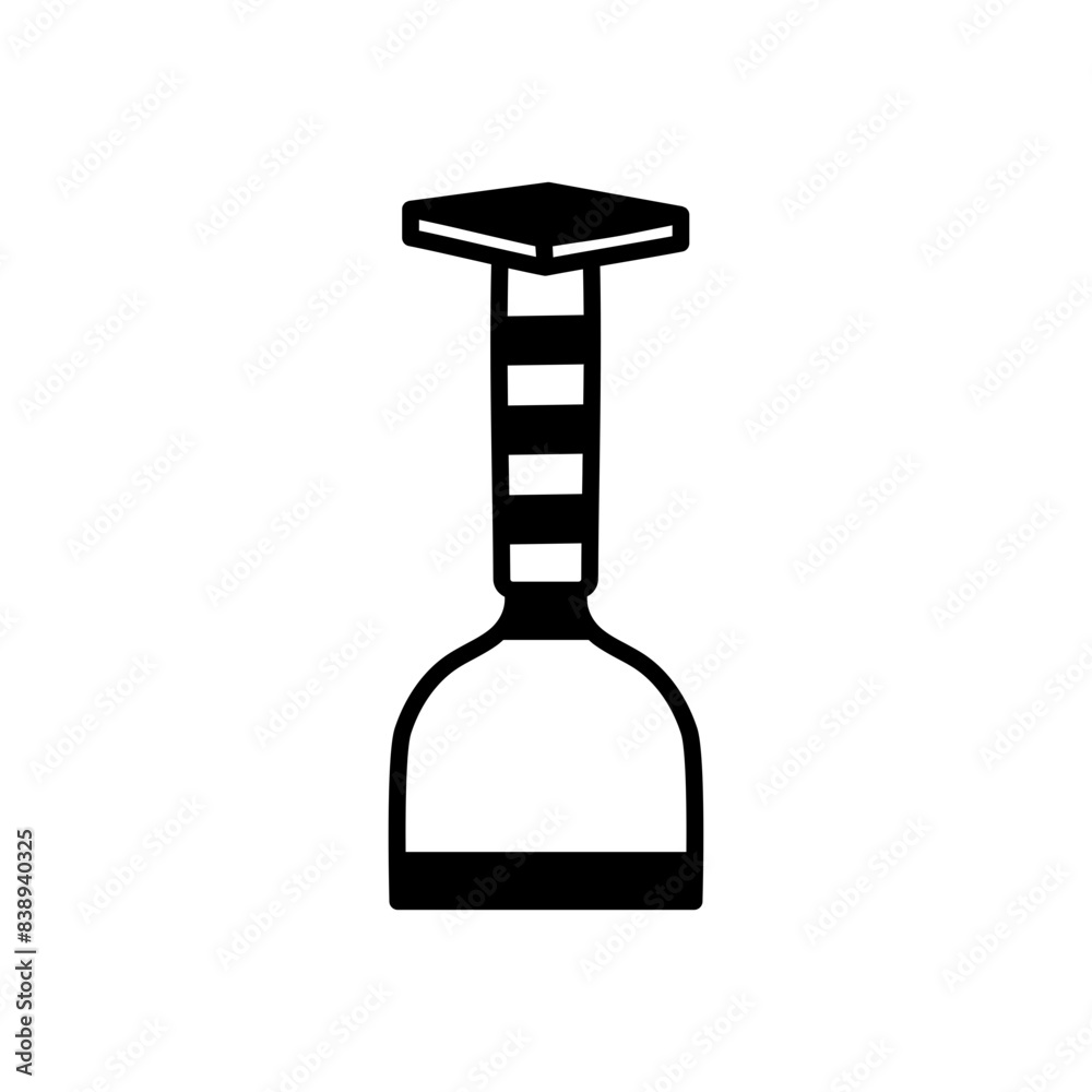 Brick Chisel Glyph Icon, Vector illustration Brick Chisel Glyph Icon, Vector illustration