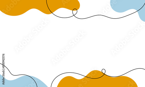 Flat design abstract background design