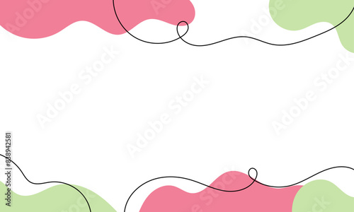 Flat design abstract background design © Nganhaycuoi