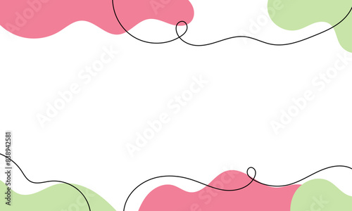 Flat design abstract background design