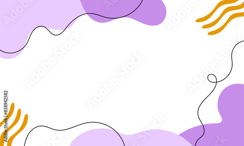 Flat design abstract background design