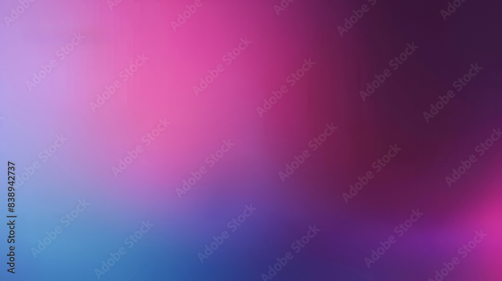 Fototapeta premium Vibrant abstract waves with neon colors on dark purple background