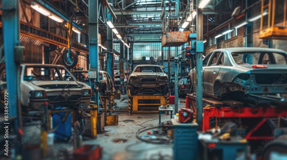 Car repair and maintenance services in the garage Car repair and maintenance services in the garage