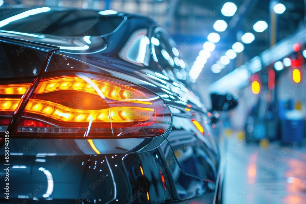 Car repair and maintenance services in the garage