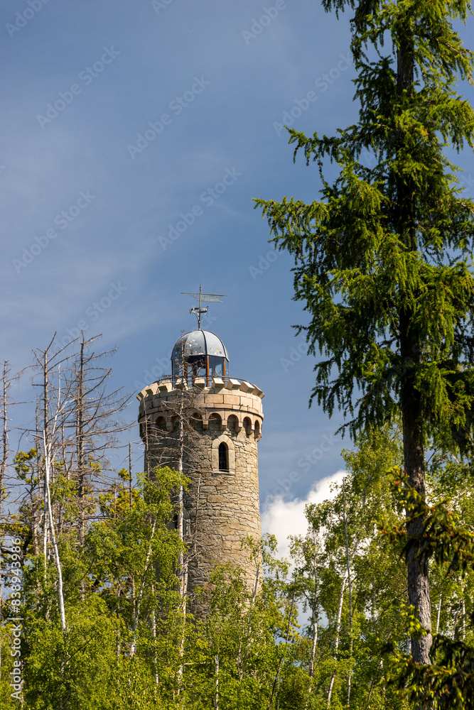 Fototapeta premium Kaiserturm Märchenwanderweg Wernigerode