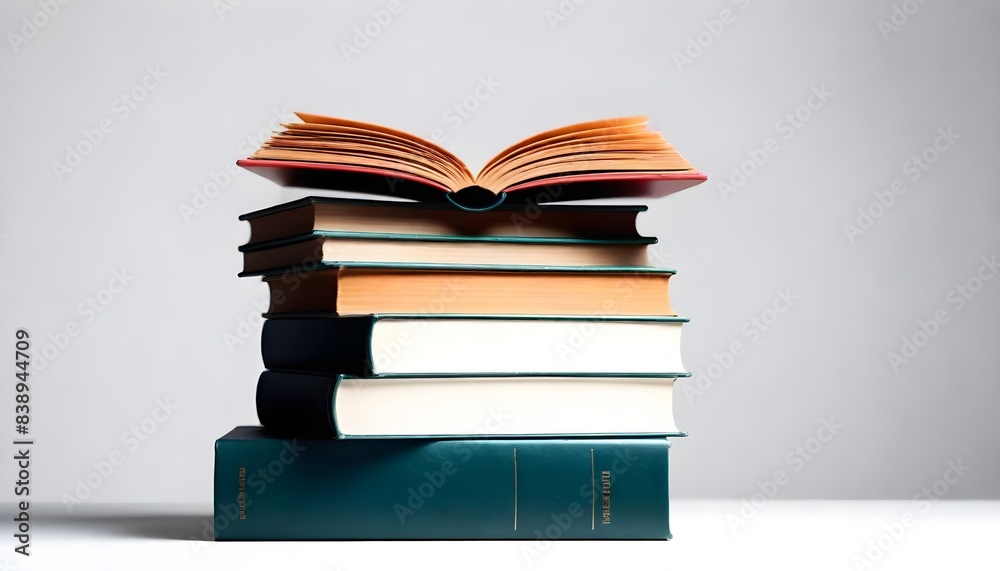 Book isolated on white Background Generative Ai Book isolated on white Background Generative Ai