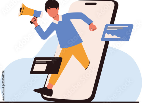 Shopping online ecommerce illustration vector collections