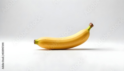 Banana isolated on white Background Generative Ai