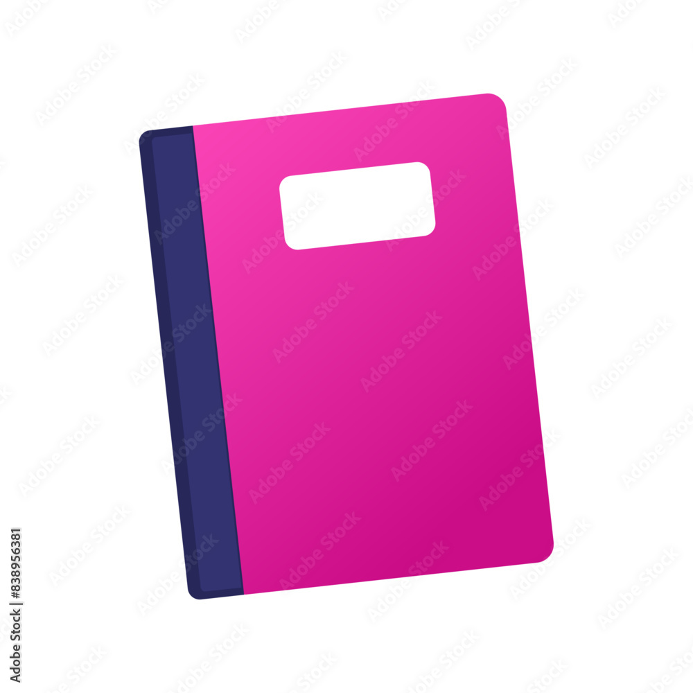 Book icon in isometric 3d style isolated on white background Book icon in isometric 3d style isolated on white background