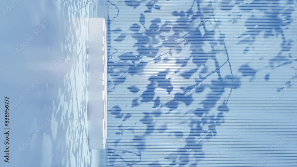 Abstract Blue Minimalist Stage vertical