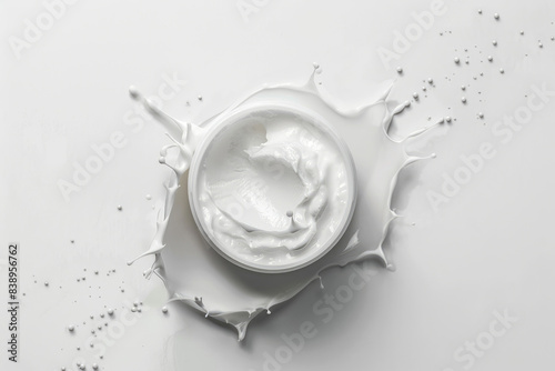 Product shoot of a cosmetic cream