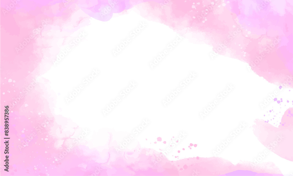 Obraz premium Watercolor background with blank copy space