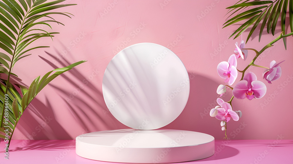 Pink gift box with gold ribbon and balloon hearts on pastel pink background.by Generative AI,3d render of pink podium for product display with crown and bubbles
Pink gift box with gold ribbon and balloon hearts on pastel pink background.by Generative AI,3d render of pink podium for product display with crown and bubbles