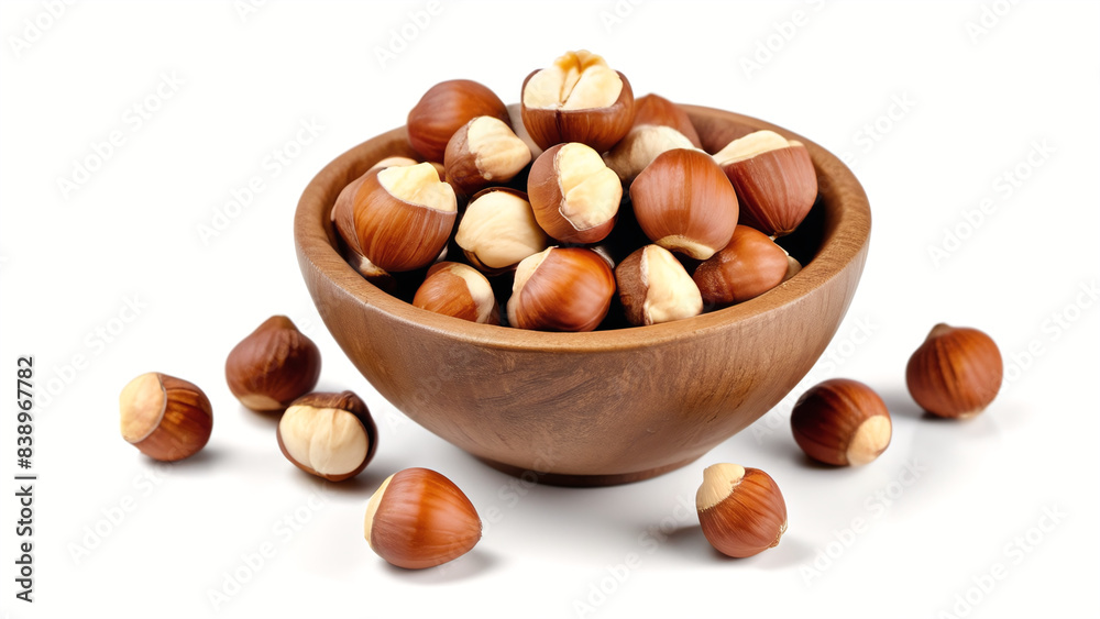Hazelnut nut. Hazelnut isolated on white background. Hazelnut clipping path Hazelnut nut. Hazelnut isolated on white background. Hazelnut clipping path