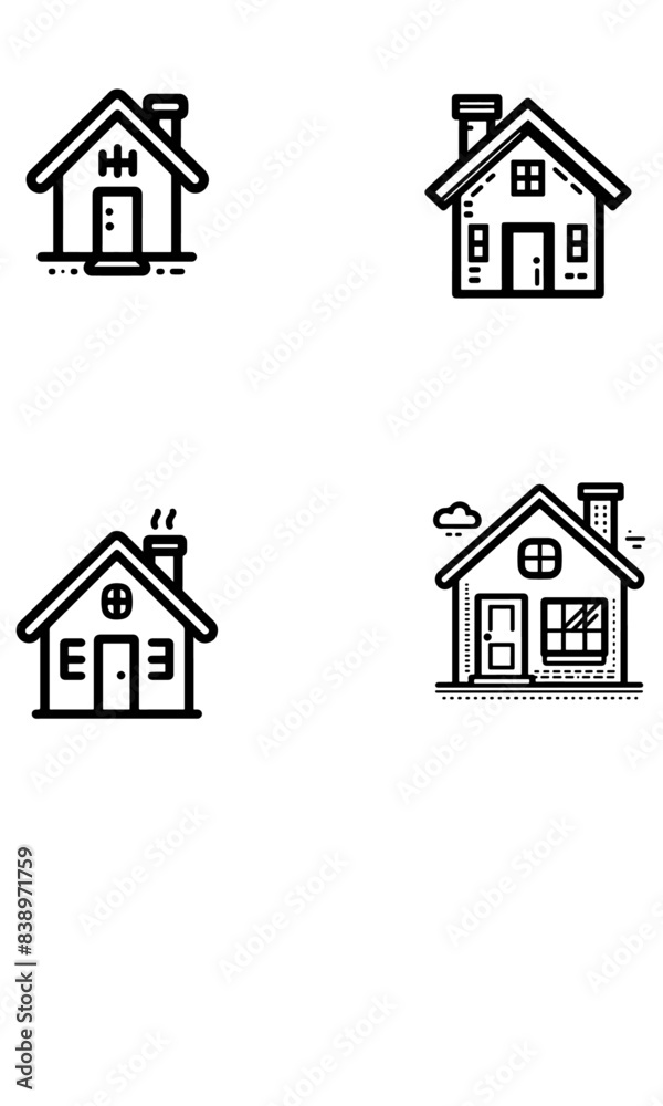 house icon set house icon set