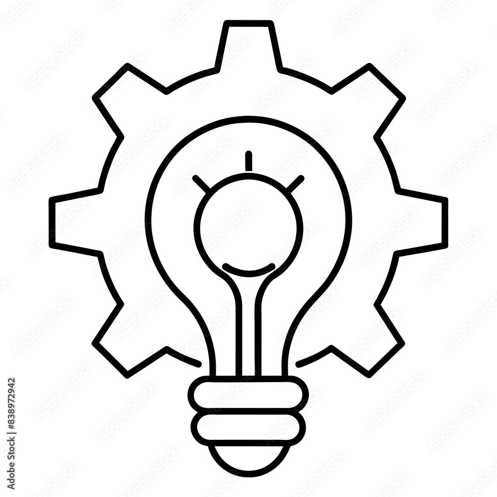 innovation icon silhouettes vector illustration on white background innovation icon silhouettes vector illustration on white background