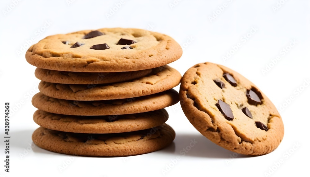 Chocochip isolated on white background Chocochip isolated on white background