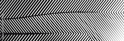Wallpaper Mural Zig zag line halftone gradation texture. Fade chevron stripe gradient background. Repeating pattern backdrop. Black thin to thick wave stripe backdrop for overlay, print, cover, graphic design. Vector Torontodigital.ca