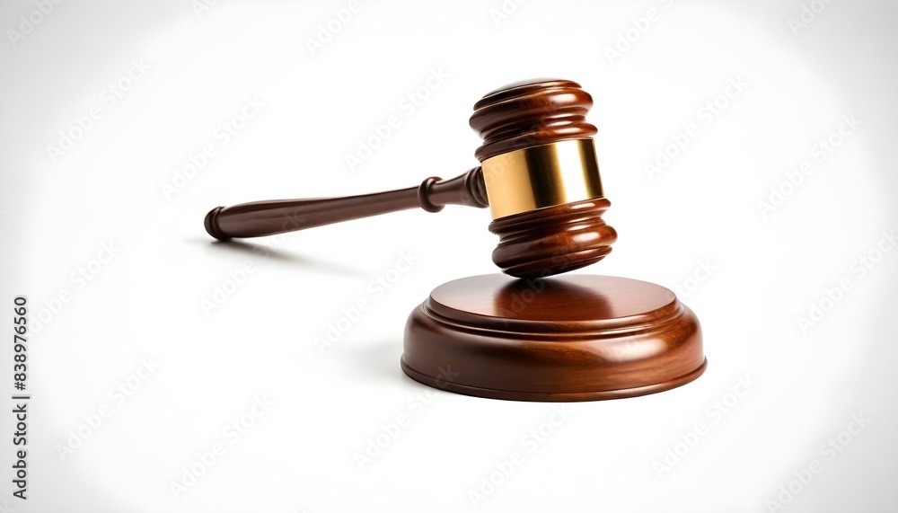 Gavel judge isolated on white Background Gavel judge isolated on white Background