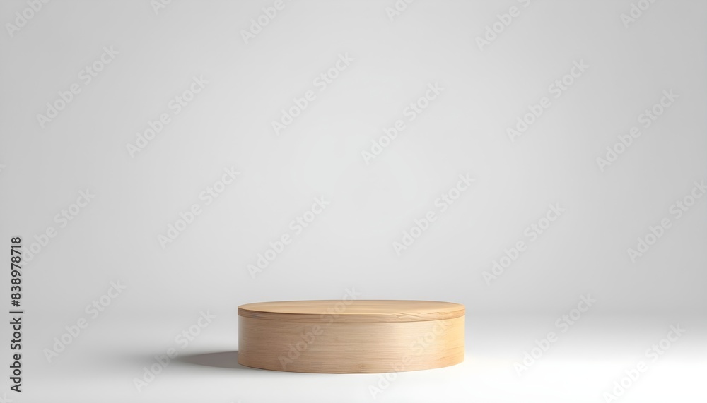 wood podium product isolated on white wood podium product isolated on white